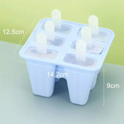 Silikonowe foremki na 10 lodów na patyku, BPA free