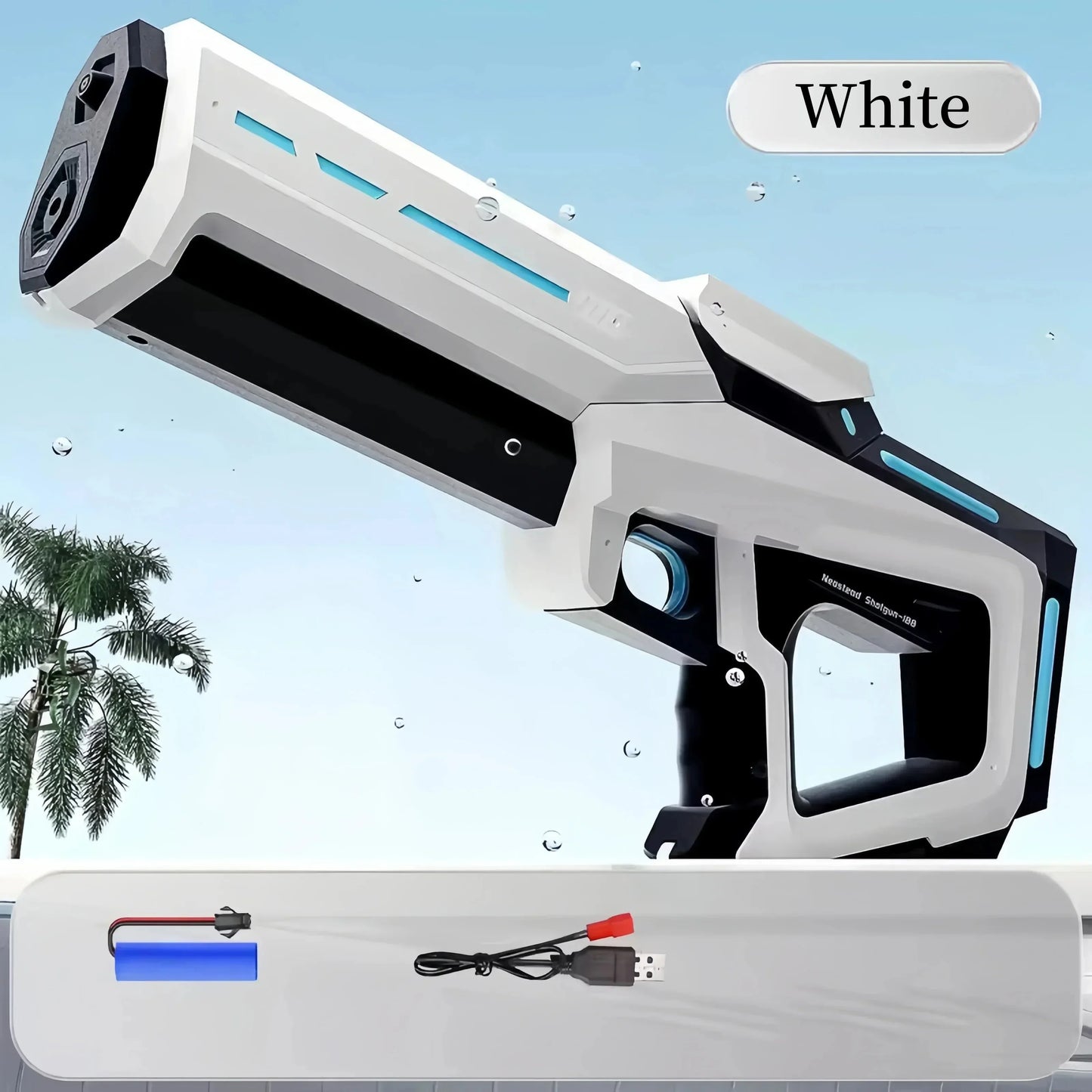 Automatyczny elektryczny pistolet na wodę do zabawy dla dzieci i dorosłych